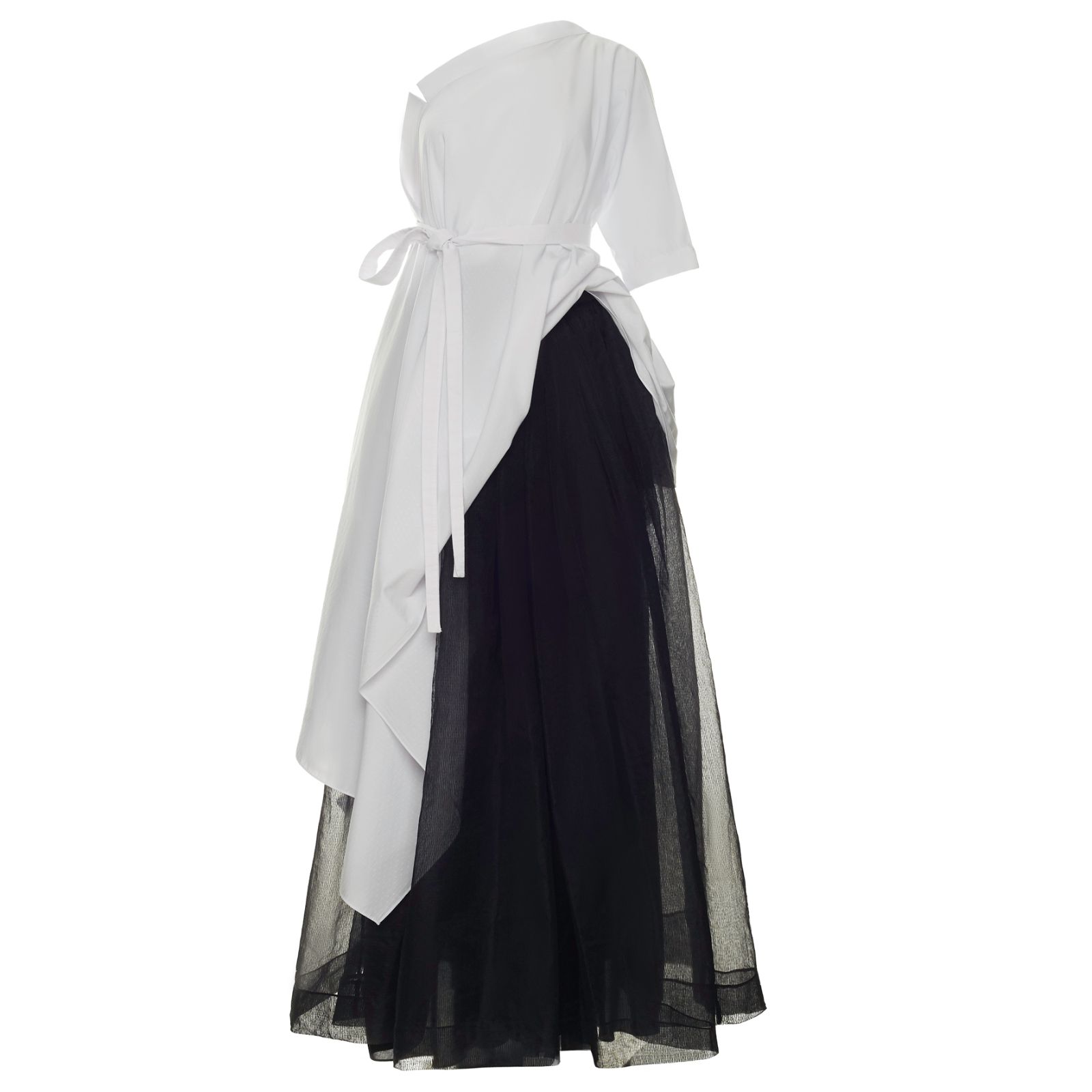 блуза асиметрична з котону (4015) - Фото №5 блуза асиметрична з котону (4015) - Фото №5