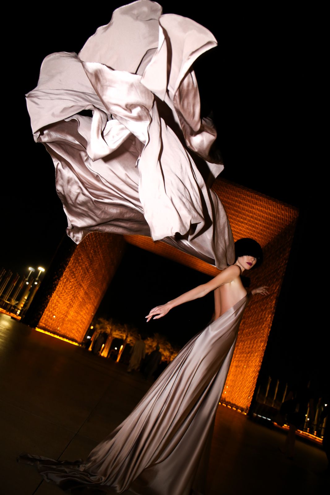 dress with 3D printed details (7001) - Фото №6