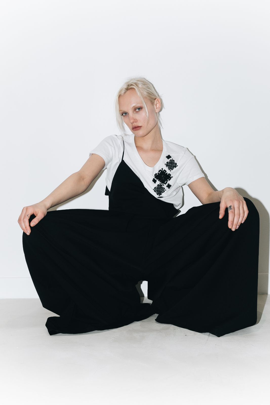 t-shirt with 3D printed details